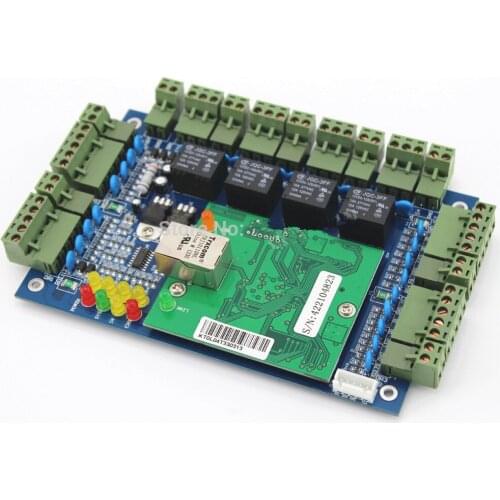 TCP/IP four door access controller,4 door access control panel,access control board