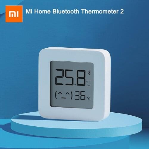 Xiaomi Smart Digital Thermometer 2 Mijia Bluetooth Temperature Humidity Sensor Moisture Meter LCD Screen Mijia mi home App