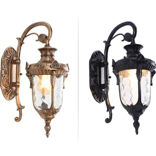 Vintage outdoor wall lights waterproof for garden gate wall lamp led exterior light industrial balcony facade wall sconce lights