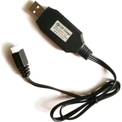 7.4 V li-ion battery 2S charger/USB 7.4V charging line/wire/ three pin balance