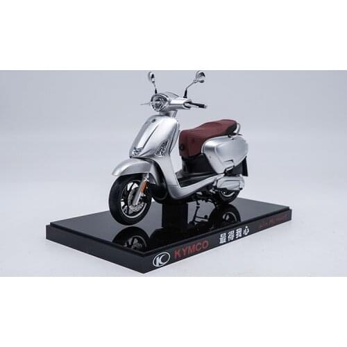 1:10 Diecast Model for KYMCO Any Like 150 Silver Motorbike Rare Alloy Toy Collection Mini Motorcycle