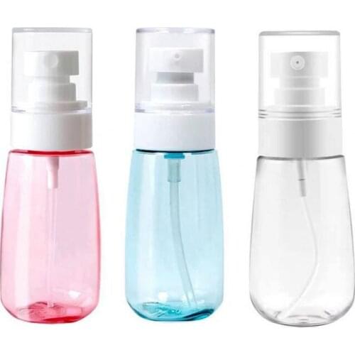 10pcs 100ml Refillable Perfume Spray Bottle Clear Empty Cosmetic Containers Plastic Fine Mist Atomizer Portable Travel Bottles