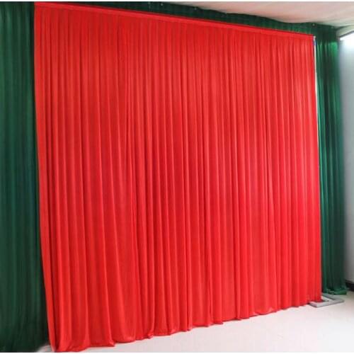 10x10ft Ice silk elegant wedding backdrop curtain drape wedding supplies curtain drapes background for party event