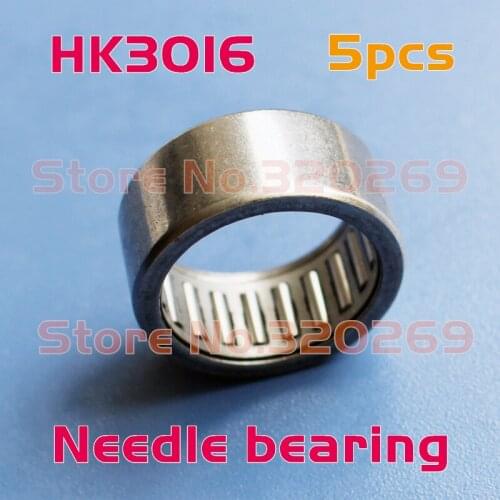 5x Open End Drawn Cup 47941/30 Needle Bearing 30x37x16Mm Shaft Tasse Nadellager Roller HK3016 TLA3016Z Shell Type