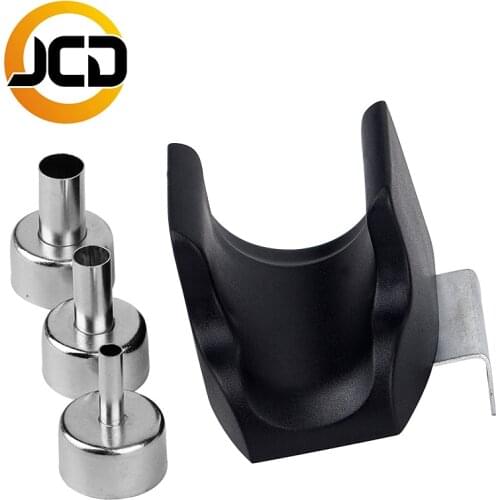 JCD Hot air gun Handle Bracket with 3Pcs Nozzle welding Rework Station Accessorie soldering station Upgraded from 8898 858D 8858