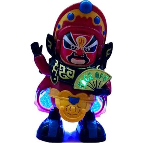 YL Face Changing Toy Electric Dancing Robot Baby Girl Boy