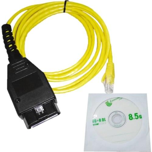 Ethernet to OBD Interface Cable High Performance ICOM Coding F-series For BMW ENET 2M Fault Codes Diagnostic Scanner