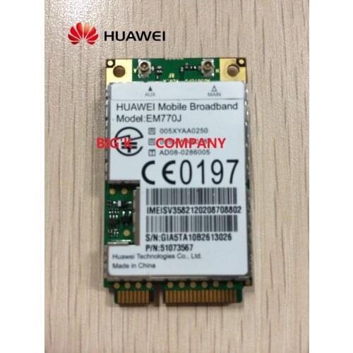 JINYUSHI for EM770J Unlocked WCDMA GNSS PCIE HSPA+ GSM support GPS 100%Original in the stock free shiping