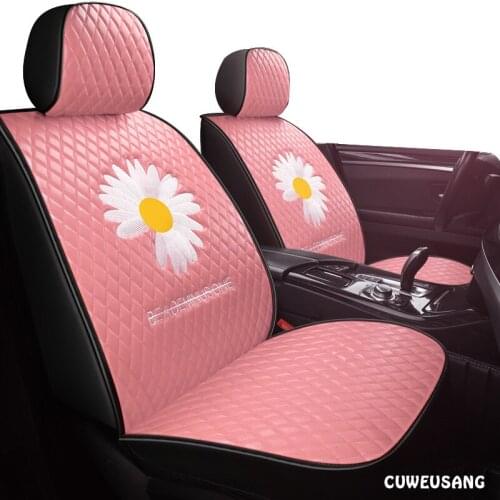 CUWEUSANG leather car seat covers For jaguar xf f pace f-pace xj xe f-type xk e-pace car protector seats