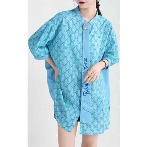 Голубые блузки Lucky Pocket China At AliExpress