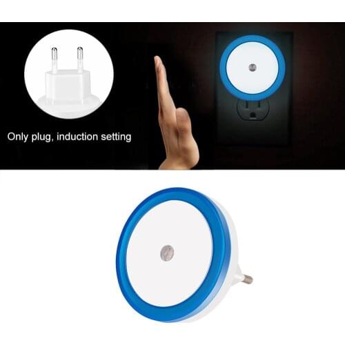 SANYI 10pcs Night Lamp Mini EU Plug Night light Bedroom Lamp Light Sensor Control Night Lighting For Baby Bedroom Romantic Light