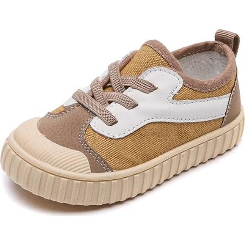 2021 new Children Shoes Kids Matching Canvas Shoes Baby Shoes Fashion Student Shoes Toes Capped Anti-kick Flats Cute Hot