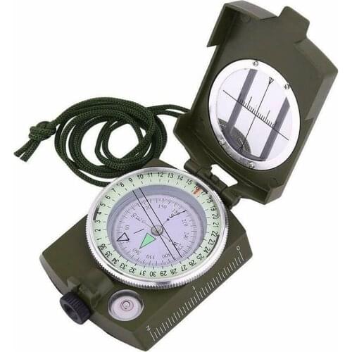 New Compass High-Precision American Style Multifunctional Compass For Outdoor Camping Hiking Gifts K4580 Lensatic