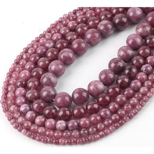 Wholesale Natural Jewelry Ziyun Mother Stone Loose Beads 6/8/10mm For Jewelry Making DIY Woman Bracelet Necklace Ear Stud