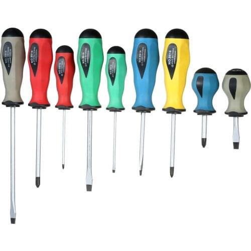 PENGGONG Professional Screwdriver Set Philips and Slotted Screw Driver Kit Home Repair Tools for HVAC Automotive Repair Home Use