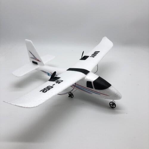 2.4G RC Glider Fixed wing DIY Airplane QF002 Model electric outdoor Remote Control Multi-Axis Gyroscope Aircraft Toys for boys