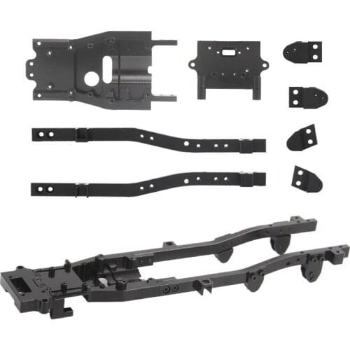 Rc Car Chassis Frame Full Metal Remote Control Vehicle DIY Modified For Wpl D12 Rc Model Toy R671 Accessoreis