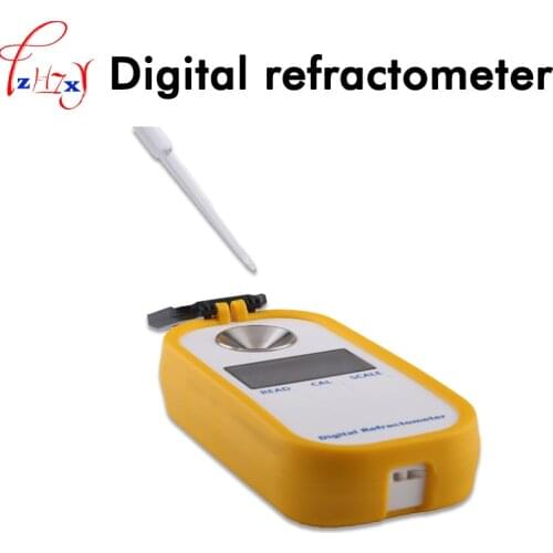 Handheld Digital Saccharimeter Machine DR102 Portable Digital Sugar Refractometer 0-90% Refractive Index 1PC