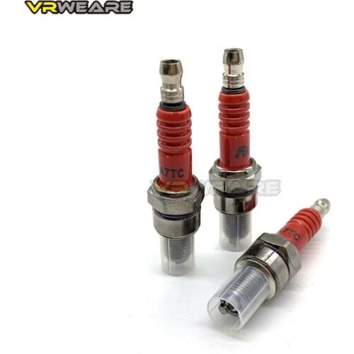 10pcs A7TC Motorcycle Spark Plug GY6 50cc 70cc 90cc 110cc 125cc ATV 50 125 150cc Moped Scooter
