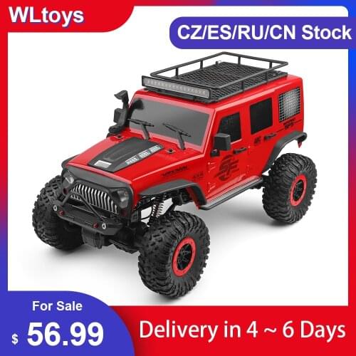 WLtoys 104311 Remote Control Car 2.4G 1/10 4WD Jeep Car SUV Brushed Motor Remote Control Off-road Crawler Car Toys For Children