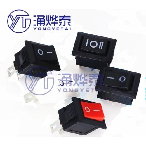 10*15 Rocker switch 2Pin 3Pin 2 files Gear 3 files Gear White Black Red 15*10mm free shipping