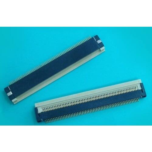 100pcs FPC Cable Connector FPC Socket Connector 0.5 Spacing 60-pin Flip-down Access Line Clamps