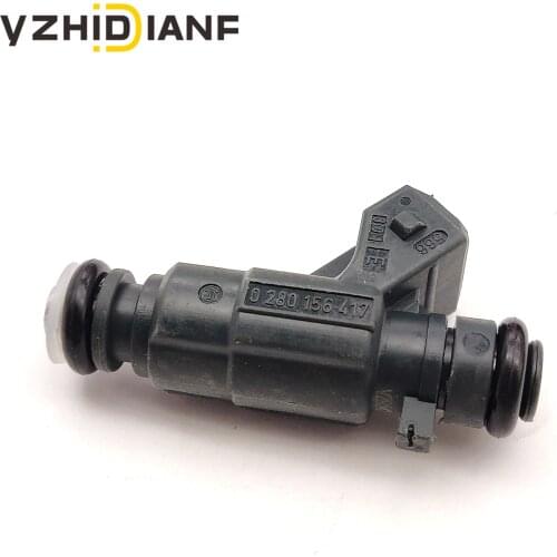 1x 0280156417 Fuel Injector Nozzle Bico For Chana-Alsvin Dongfeng For Chinese-Petrol Car 0 280 156 417 4holes NEW Arrival Black