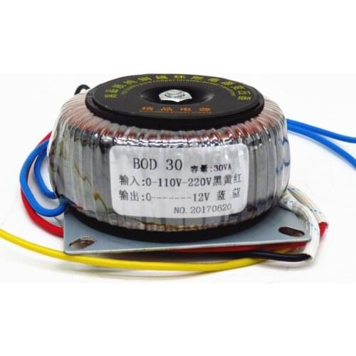 30W DIY Custom Any parameter Power Adapter Audio Transformer AC 9v 12v 15v 18v 24v DAC Audio amplifier Linear power supply