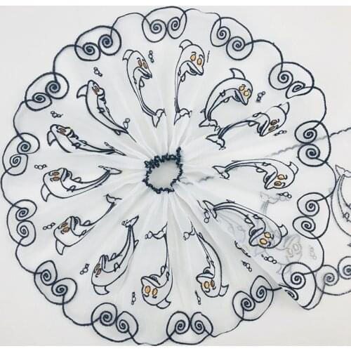 30Yards Exquisite White Mesh Tulle Lace Trim High Quality DIY Craft Sewing Dress Clothing Accessories for 2021 New Year Decor