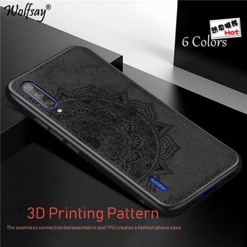 Cotton Fabric Case For Xiaomi Mi 9 Lite Case Magnetic Silicone Bumper Phone Case For Xiaomi Mi 9 Lite Cover Mi CC9 9 Lite Coque