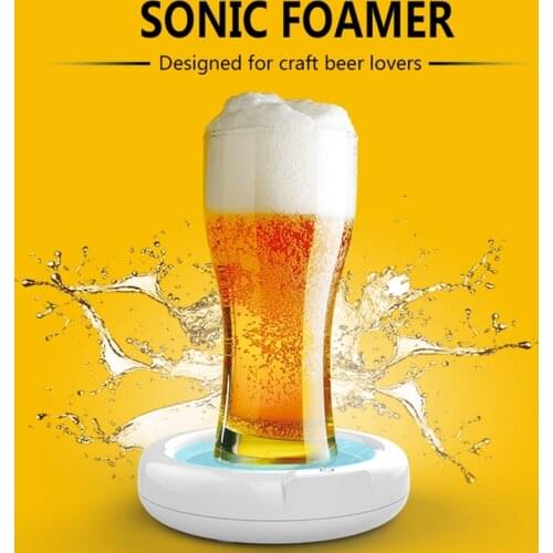 Wine Decanter Beer Bubbler Home Ultrasonic Foaming Machine Portable Creative Beer Festival Party Small Gift Bar Cocktail Shake