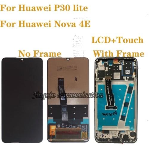 6.15" Original display For Huawei P30 Lite MAR-LX1 LX2 AL LCD Touch screen digitizer assembly for Huawei Nova 4e LCD Repair kit