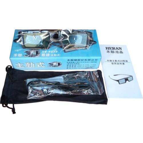 HE-SG03 Infrared Active Shutter 3D Glasses USB Charging fit for Toshiba 3D TV active shutter 3d glasses replace FPT-AG02