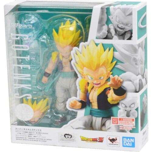 13cm Bandai Dragon Ball Z Super Saiyan Gotenks Action PVC Collection Model Toy Anime Figure Toys for Kids Birthday Present