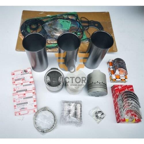 For ISUZU 3AD1 engine overhaul rebuild kit + valve water pump connecting rod