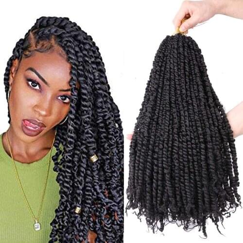 Crochet passion twist hair pretwisted 18 inch 20 roots/pack passion twists Crochet Hair Extensions