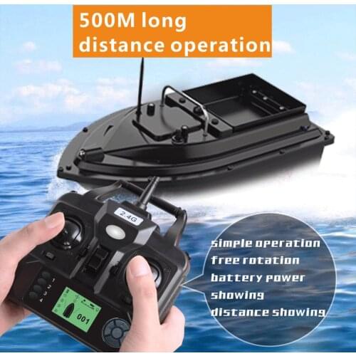 GPS Fishing Bait Boat with Large Bait Container Automatic Bait Boat 400-500M Remote Range D16B Finder Speedboat Fishing Tool