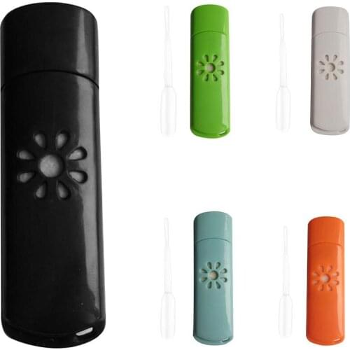 Mini USB Essential Oil Diffuser Air Fresh LED Light Quiet Humidifier