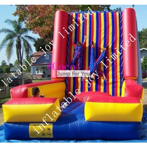 Free air shipping to door!5*3m/6*3m inflatable jumping wall,commercial carnival party adults and kids inflatable sticky wall