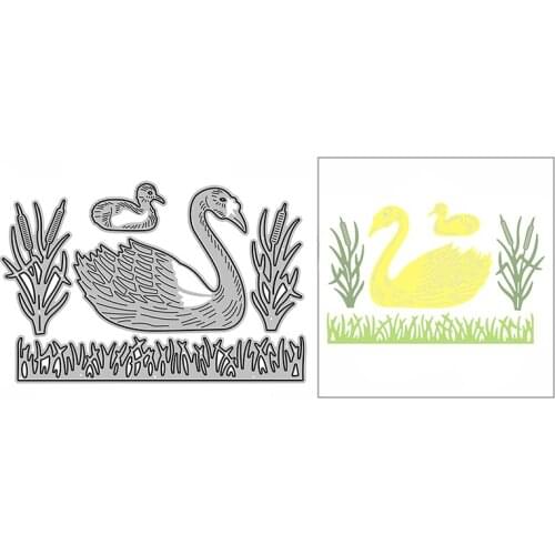 New Swan Reed Grass Craft Embossing Mold 2021 Metal Cutting Dies for DIY Decorative Scrapbooking Album and Card Making No Stamps