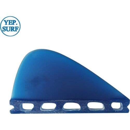 Future VS Knubster Center Keel Set Fin X Small SUP Surf Paddling Center Kneel Fin Fibreglass Blue color