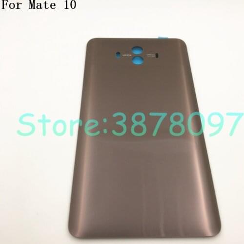 100% Original 5.9 inches Glass Battery Back Cover For Huawei Mate 10 Back Battery Cover Housing Replacement Parts With Logo