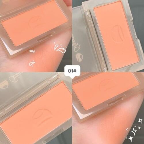 Blush Peach Pallete Face Blush Mineral Pigment Palette Cream Shining Blusher Face Red Shadow Cosmestics Powder