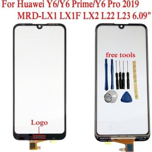 Shyueda 100% New 6.09" For Huawei Y6/Y6 Prime 2019 MRD-LX1 LX1F Outer Front Glass Touch Screen