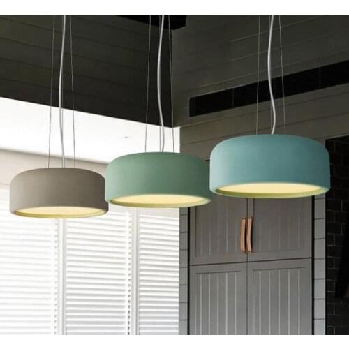 Modern Nordic Led Macarons Pendant Light Restaurant Cafe Bar Living Room Hanging Lamp hanglamp