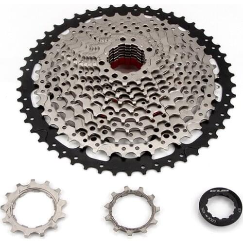 GUB MTB Bicycle Flywheel 12-Speed 11-46/50T variable Speed climbing cassette Bike Flywheel Silver steel aluminum accessories