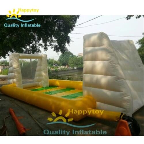 Adults Sports Game Inflatable football soccer field Air Blow Soap Soccer Field