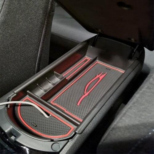 Car Armrest Storage Box Center Armrest Organizer Container Box for Toyota CHR C-HR 2016-2020 Accessories