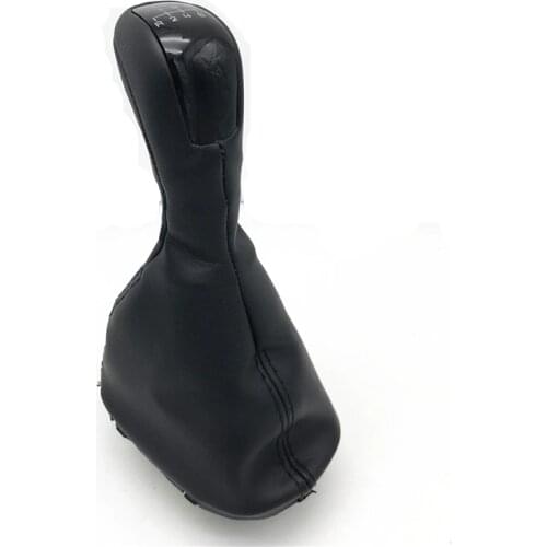 MT 5 Speed 6 Gear Car Shift Gear Knob With PU Leather Boot Cover Case For Mercedes Benz C Class W203 C203 Avantgarde Elegance