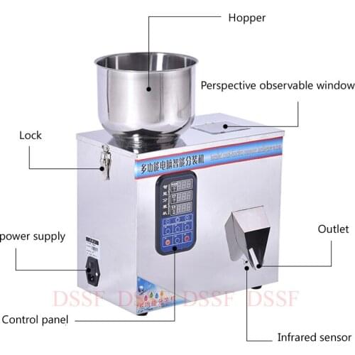110V 220V Multi-function Dispensing Granule Filling Machine Intelligent Packing Packaging Granule Tea Powder Filling Machine